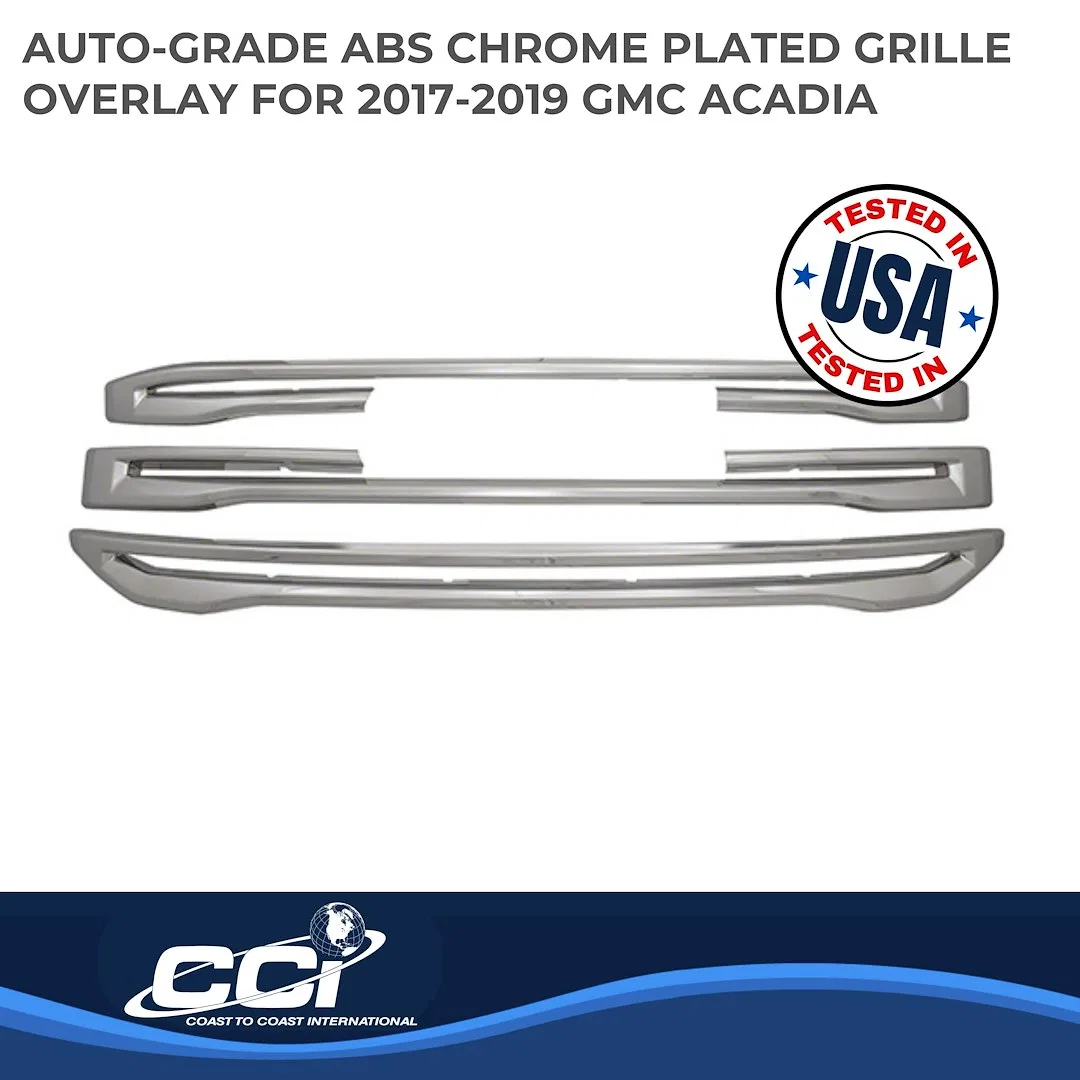 IWCGI149 – COAST2COAST Grille Insert, Overlay 3 Piece Chrome Plated ABS Plastic - view 2
